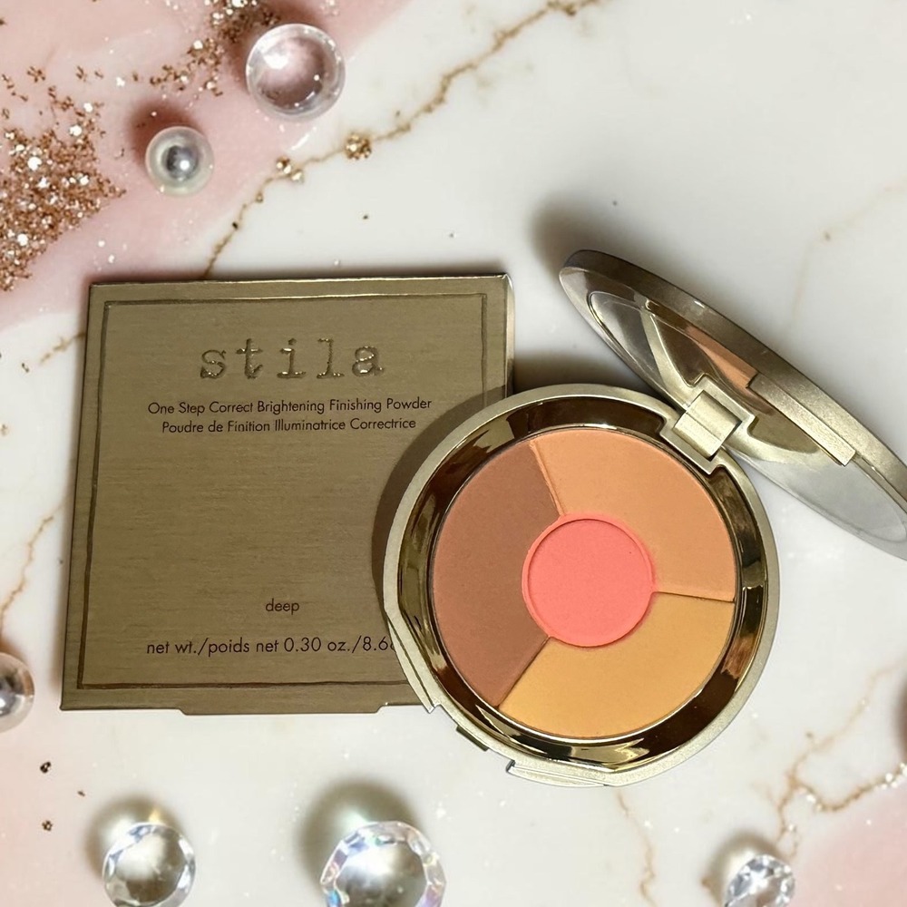 Stila - One Step Correct Brightening Finishing Powder - Shade: Deep - *NIB*
